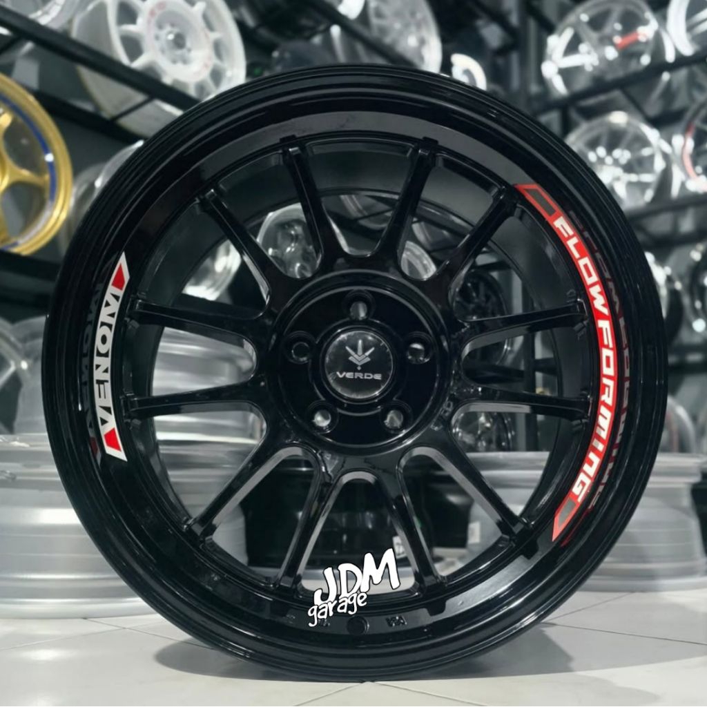 velg VENOM 5 VERDE r18 lebar 9 pcd 5x114,3 et 20 velg mobil ring 18 pnp mobil r18 reborn venturer ze