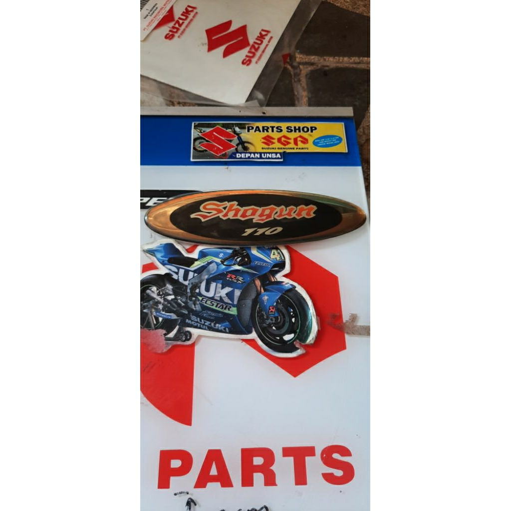 emblem suzuki shogun 110 kebo asli suzuki SGP