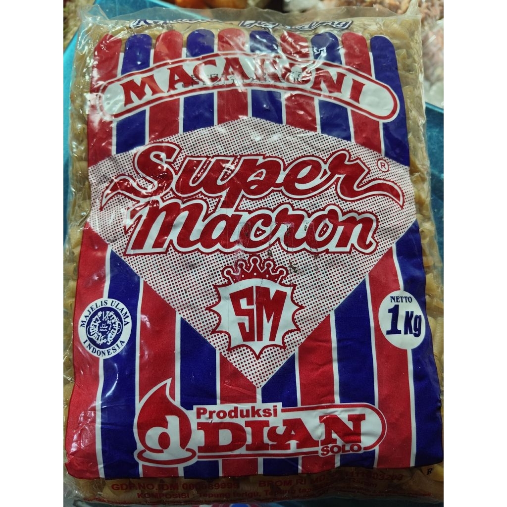 1 kg Makaroni Goreng Kerupuk Super Macrom 5M - Gurih dan Renyah, Ideal untuk Camilan