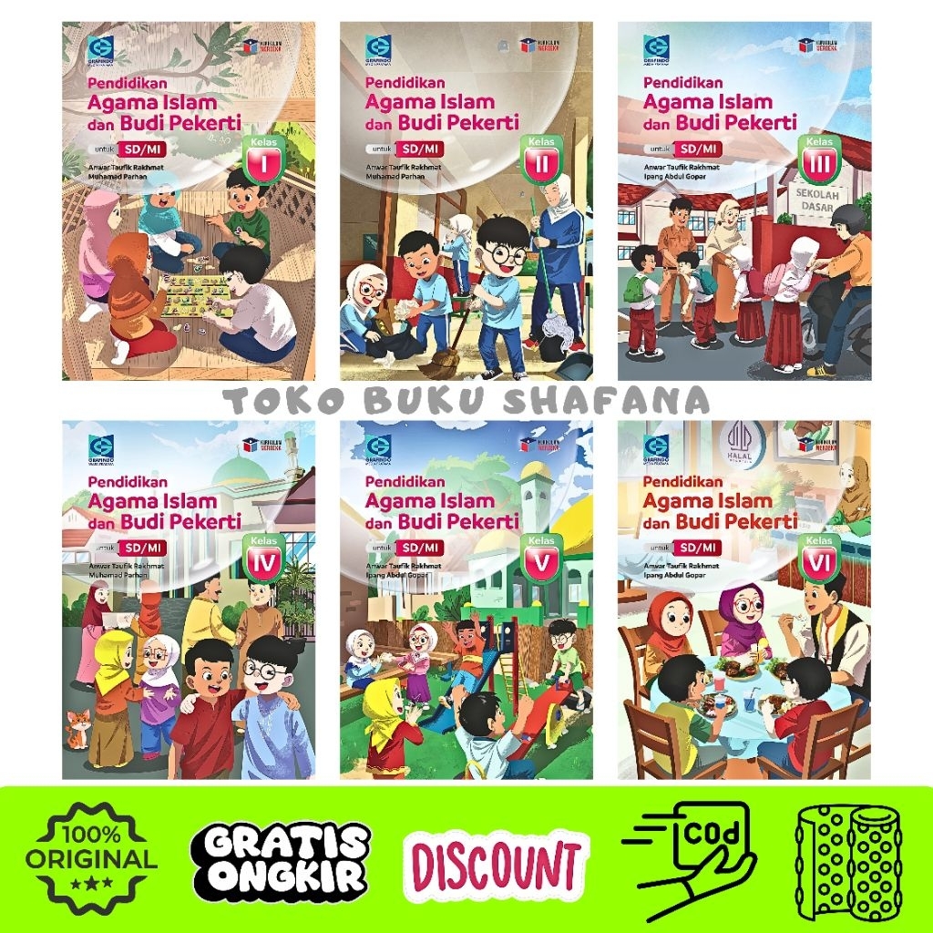Pendidikan Agama Islam Grafindo Untuk SD Kelas 1-6 Kurikulum Merdeka 2026 Buku Pelajaran Pai