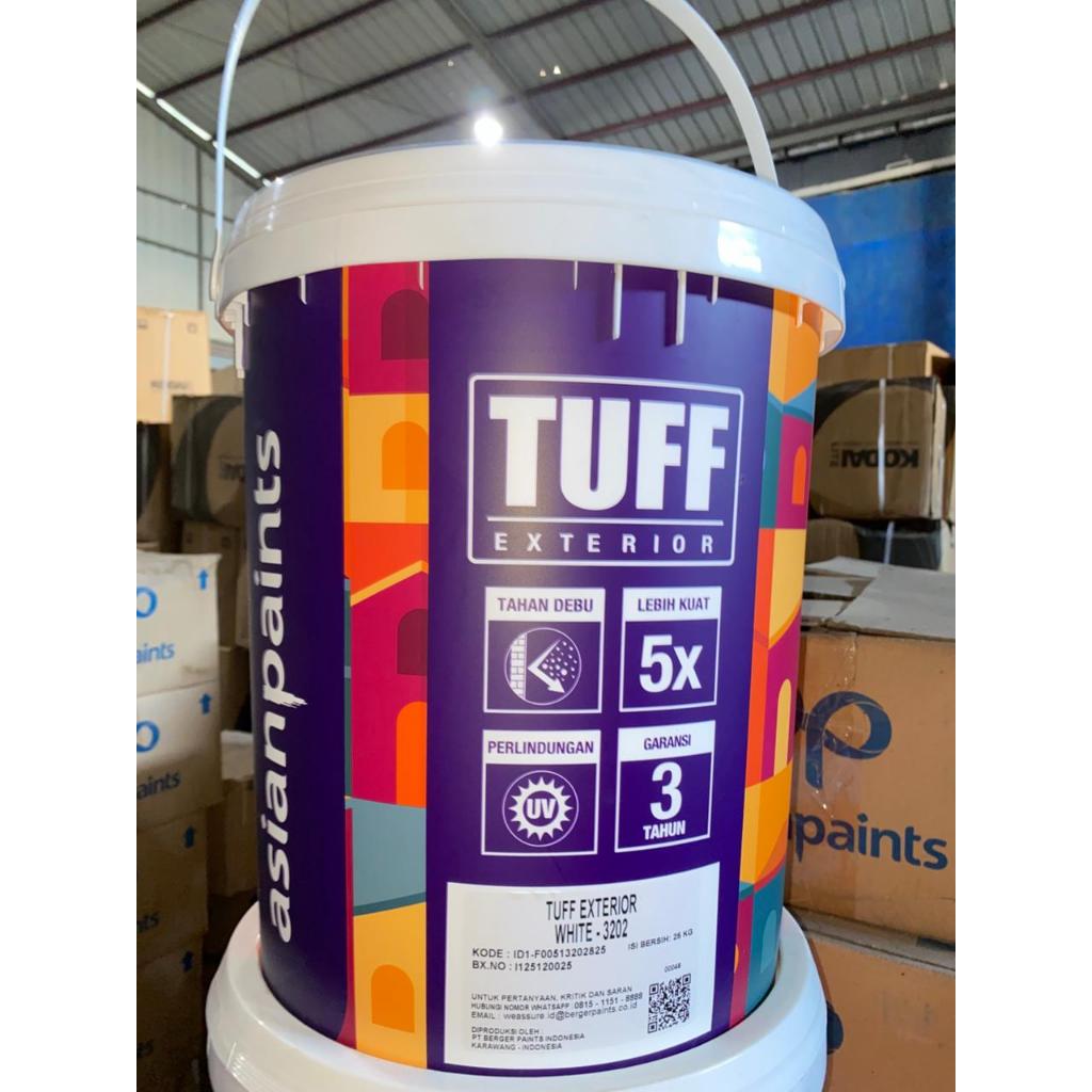 Cat Tembok Eksterior | Asian Paint Tuff Exterior Warna Putih 4KG, 5 KG
