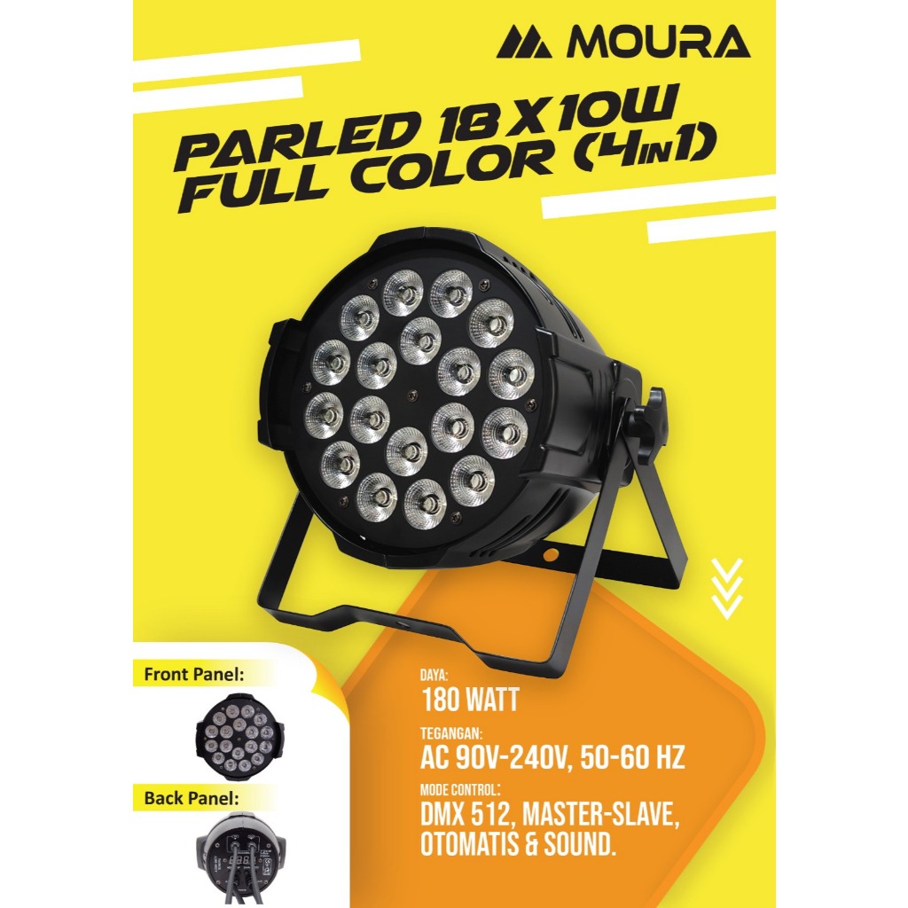 ParLED 18 Mata.18 x 10w Full Color (4in1)