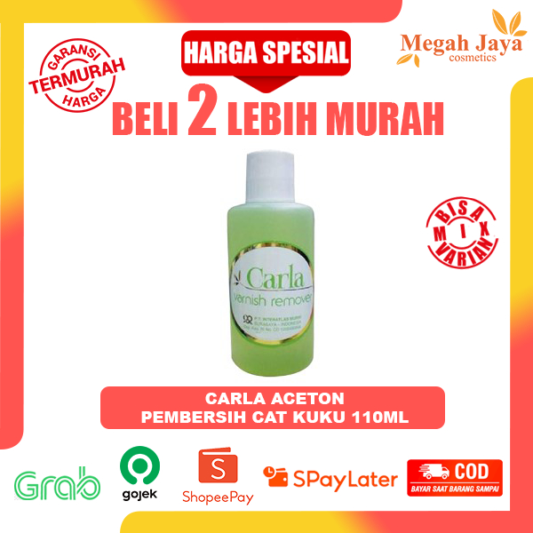 ((SPESIAL)) CARLA ACETON ATAU PEMBERSIH CAT KUKU 110ML @MJ