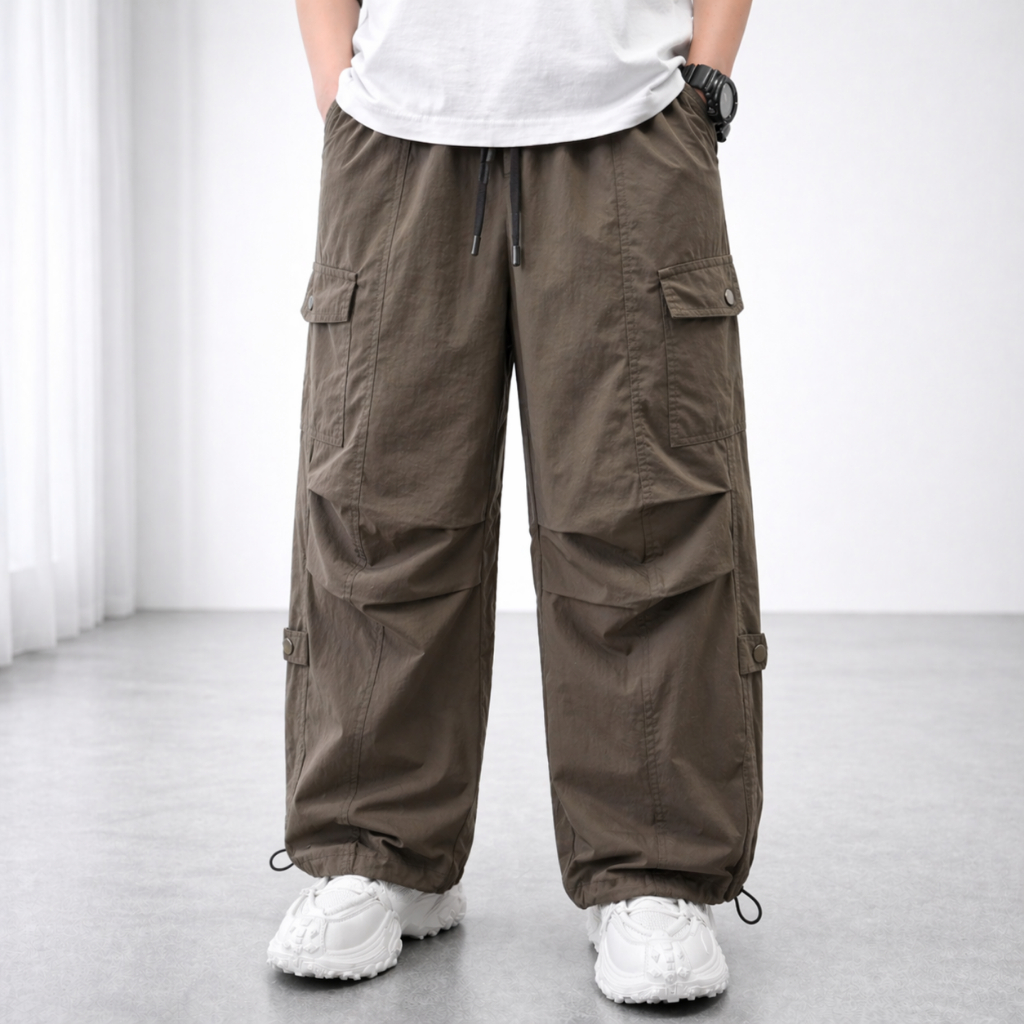 Loose Pants Black Monkey Celana Anak Unisex Celana Cargo Korean Style Jogger Pants Terbaru