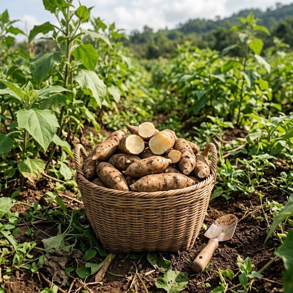 ubi yakon | ubi yakon asli petani | ubi yakon asli petani wonosobo
