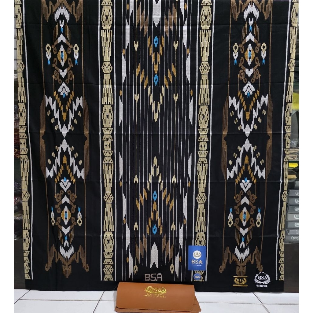Sarung Tenun BSA SGS Mesin Katun