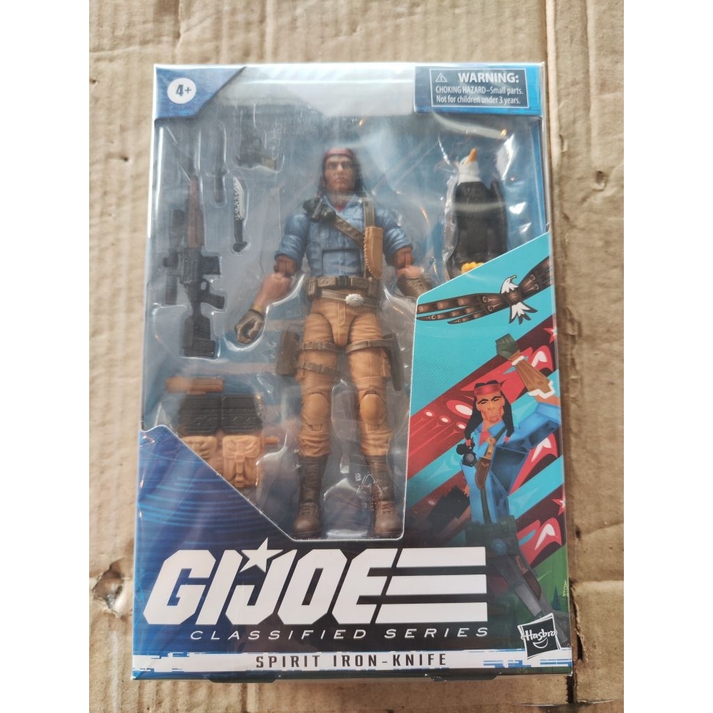hasbro skala 1/12 gi joe gijoe classified series spirit iron knife action figure tentara