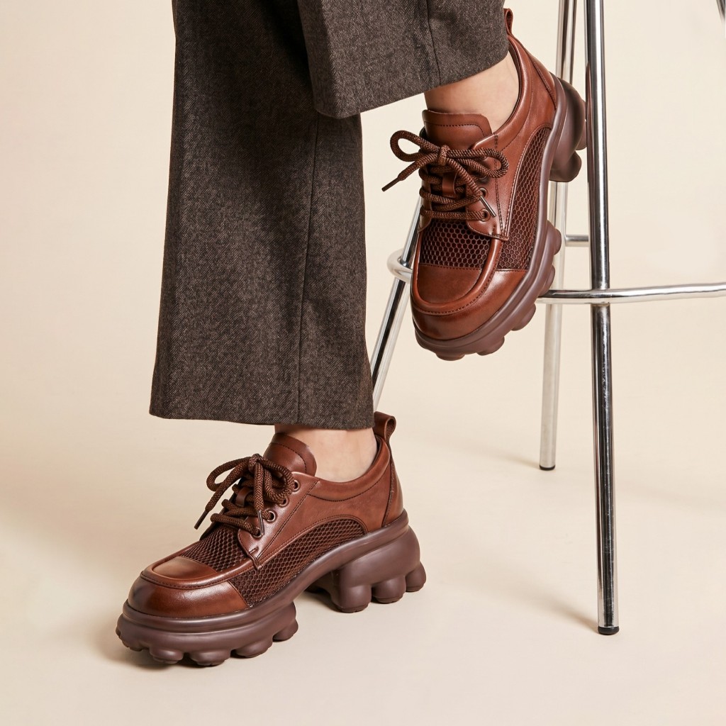 Pollux Boots Wbb 98991 Sepatu Wanita Boots Chunky Premium – Casual Shoes Bahan Kulit Asli & Mesh, So
