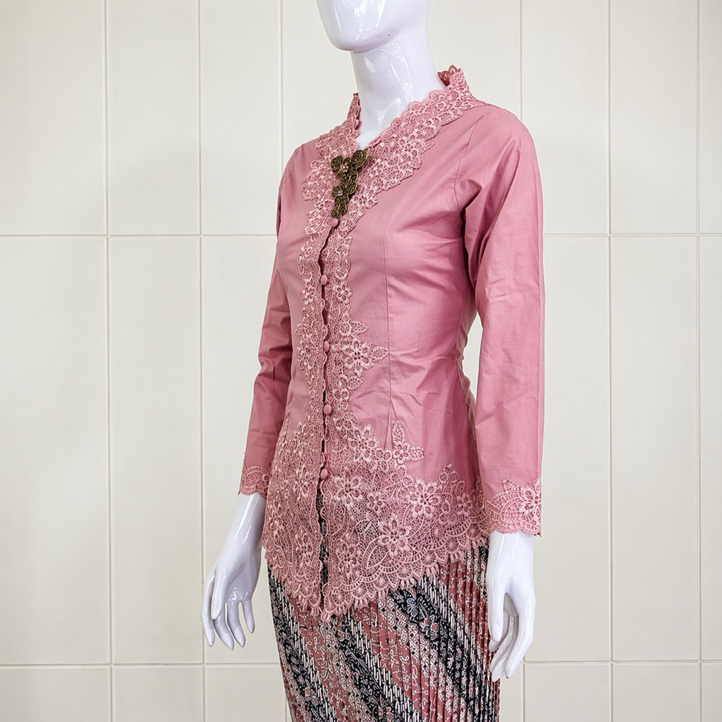 Jumbo - Kebaya Encim Kartini Modern Wanita Set | Kebaya Wisuda, Kebaya Pesta, Kebaya Betawi Kekinian