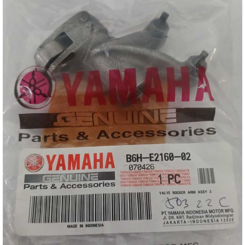 B6H-E2160-02 TEMPLAR EX NMAX NEW VALVE ROCKER ARM ASSY ORIGINAL YAMAHA