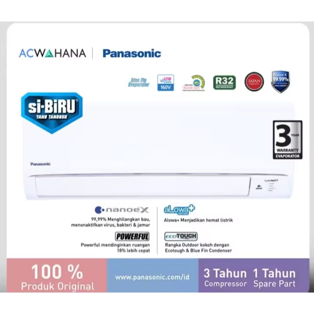 Panasonic AC 1/2 PK  ( 0.5 PK ) - CS-XN5WKJ