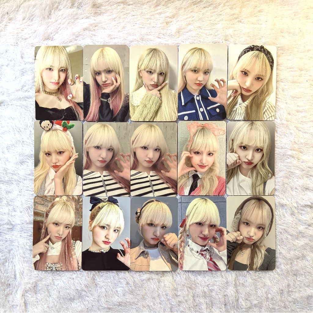 liz ive photocard official eleven love dive season greetings switch mine