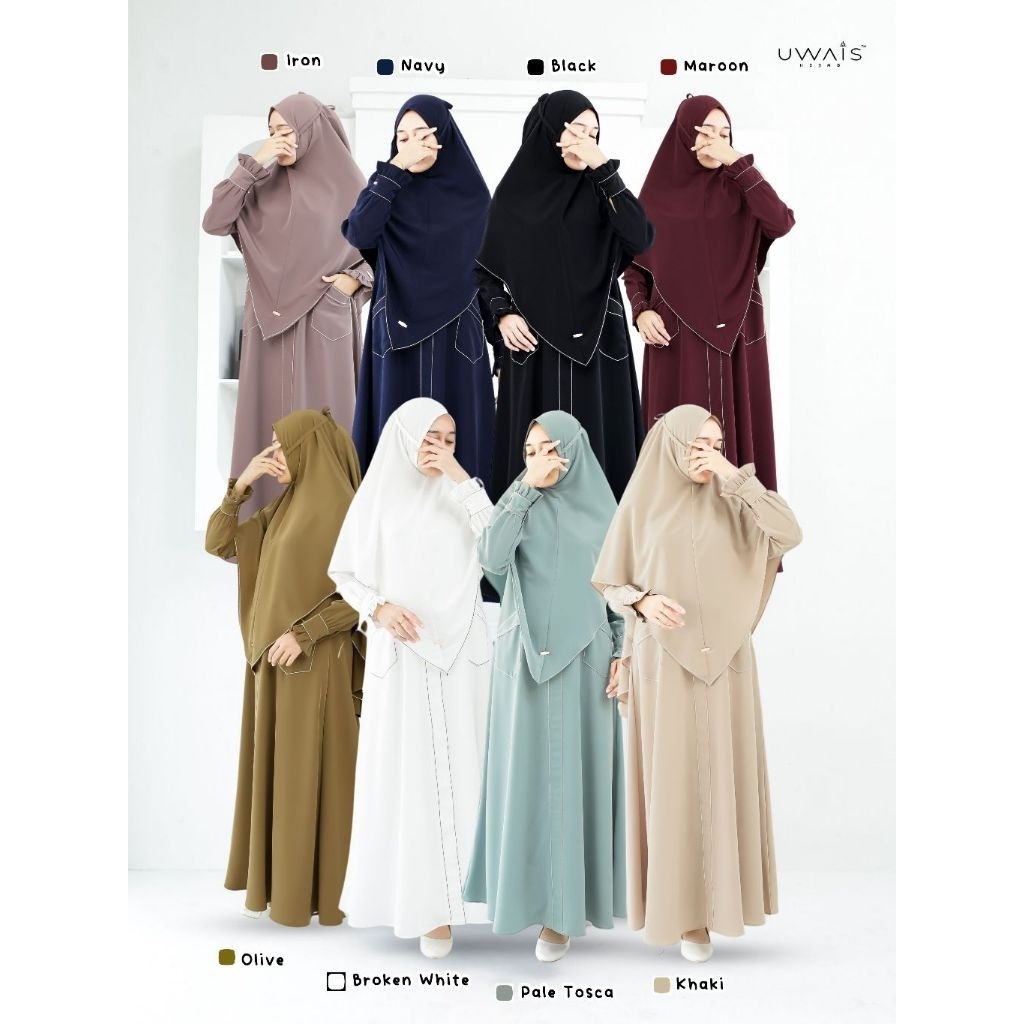 Gamis Marwah Dress Uwais hijab