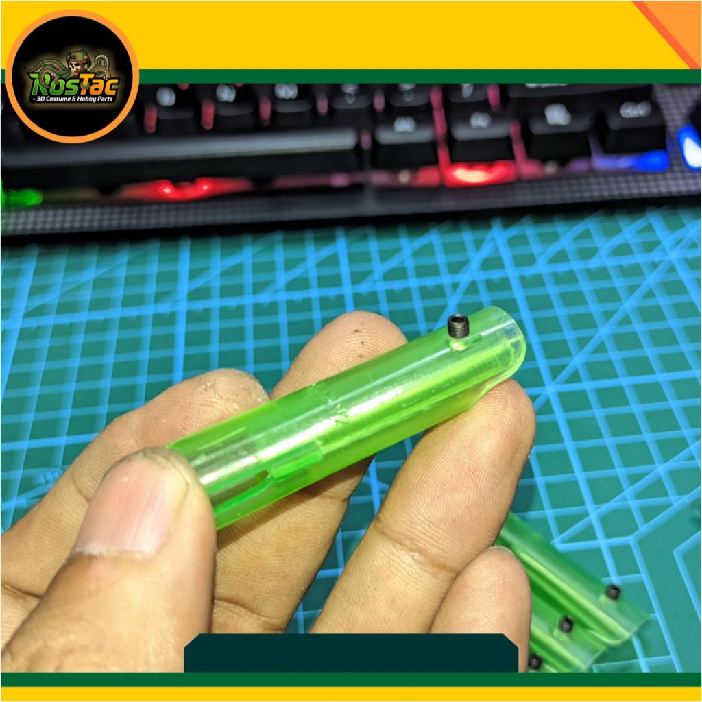 RosTac Part HopUp Hop Up WGB Water Gel Blaster Gelblaster Gellblaster Bahan semi elastis 3d Print 12