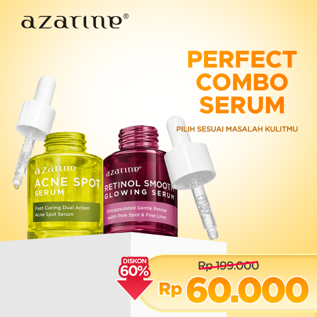 Azarine Skin Repair Bundle Paket Bundle Serum Memperbaiki Permasalahan Kulit Wajah