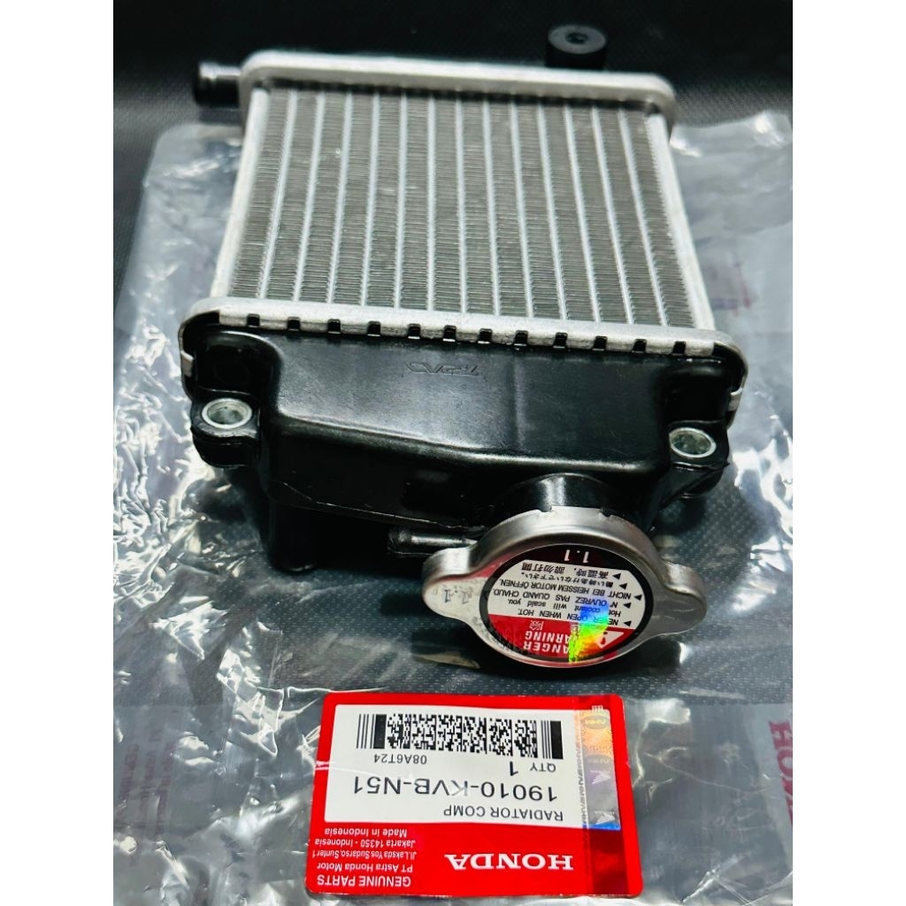 Radiator Assy KVB Honda Vario 110 karbu Vario 110 lama Vario Techno 110 Karbu Vario Agnes Karbu lama