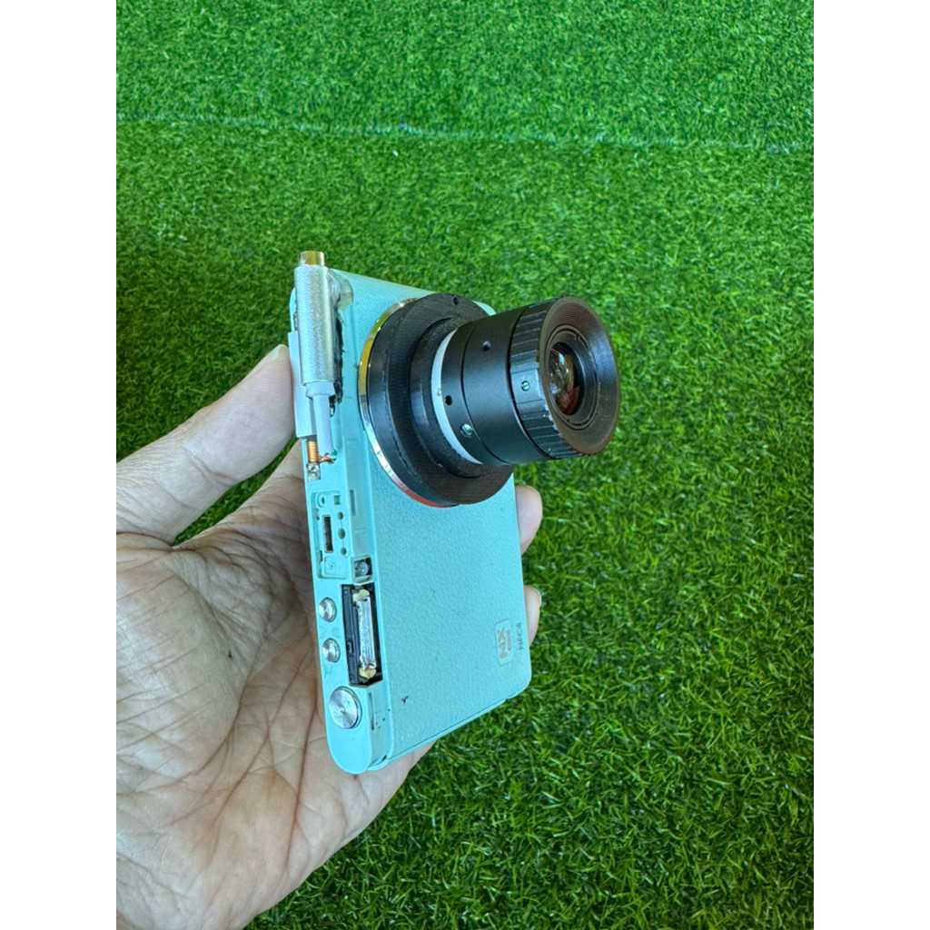Samsung NX mini Mod bisa Mic & Lensa eksternal