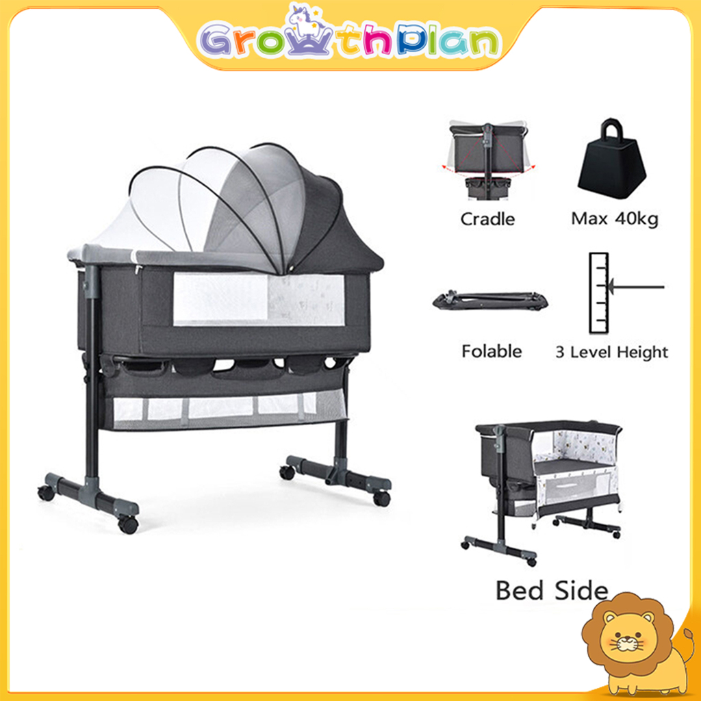 Box bayi Tempat Tidur Bayi Multifungsi 6 in 1 Portable Bisa Goyang - Garansi 10 Tahun