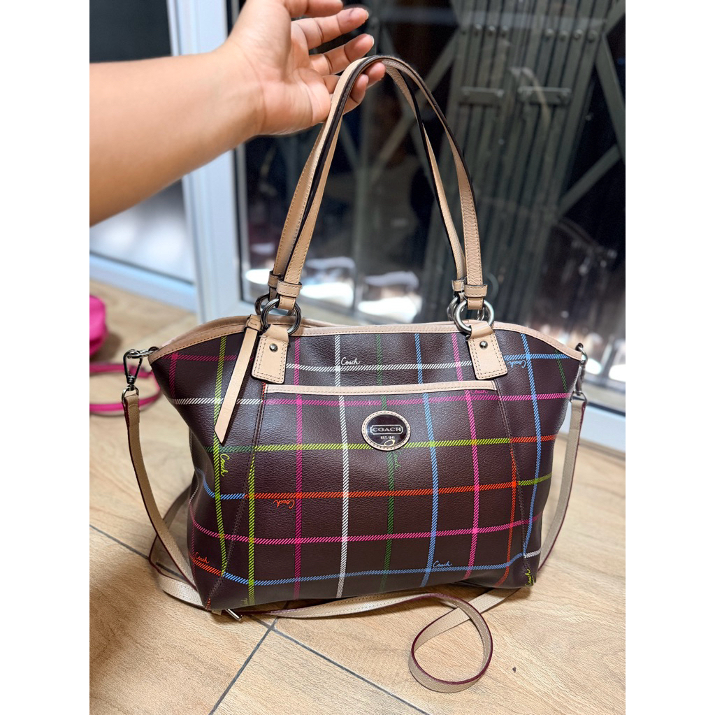 Tas Wanita Gunje Model Kelly Sellier Crocodile dengan Bahan Croco Glossy