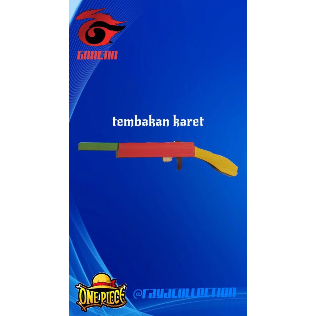 TEMBAKAN KAYU PELURU KARET MURAH ‼️