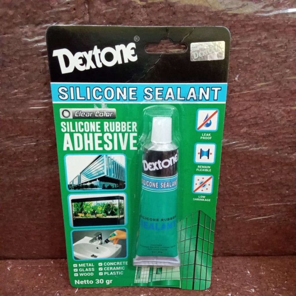 LEM DEXTONE SILICONE SEALANT 30G LEM KACA SILICONE RUBBER SEALANT | DEXTONE SILICONE SEALANT 30 GRAM