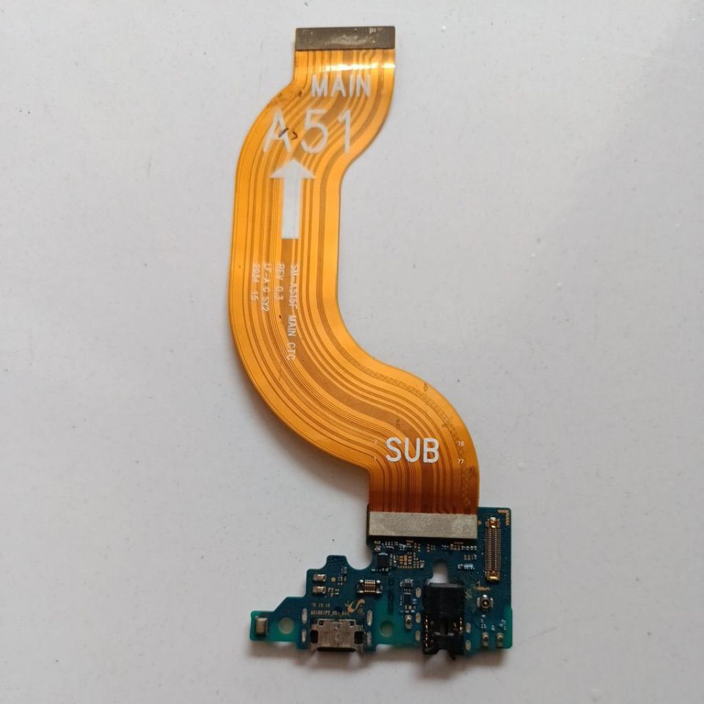 flexible papan cas Samsung a51 cabutan ori