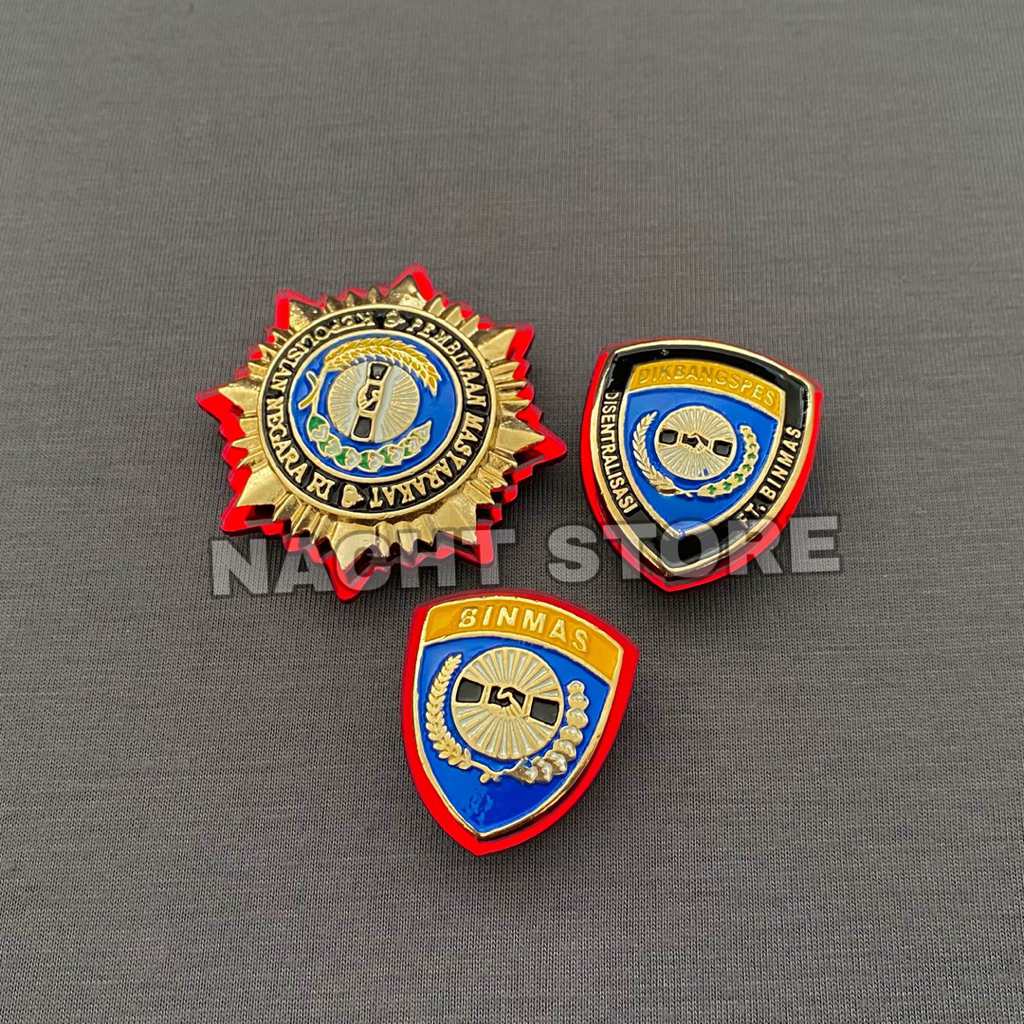 PIN BINMAS / RODA BINMAS / PIN DIKBANGSPES BINMAS / PIN BINMAS POLRI / RODA BINMAS POLRI