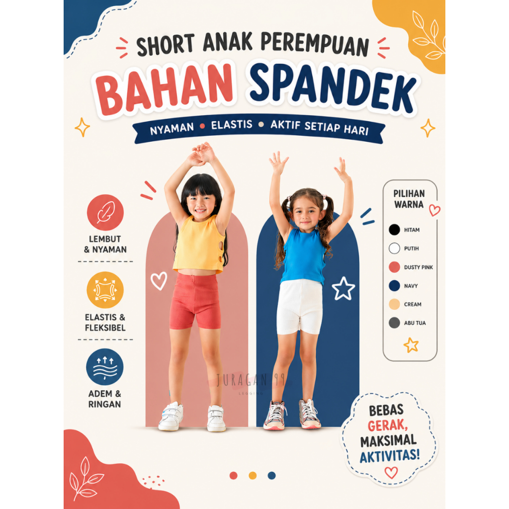 celana short anak perempuan 5-12 Thn Shot anak perempuan sot anak perempuan SD-TK
