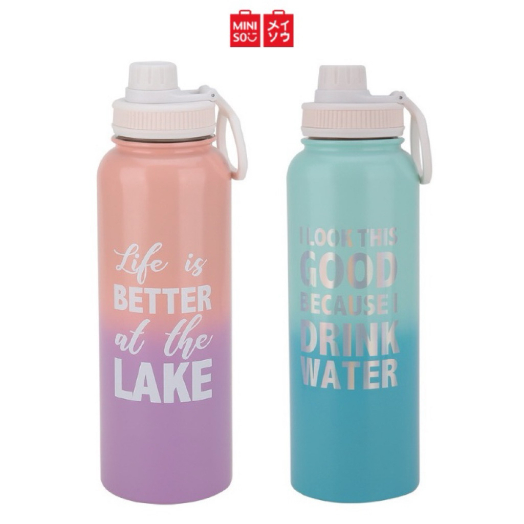 Miniso Water Botol Stainless Tumbler 1500ml / botol minum stainless