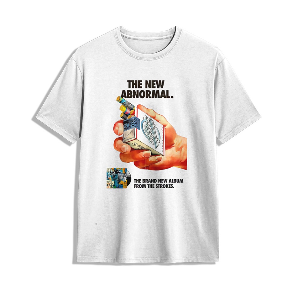 Kaos Tshirt The Strokes The New Abnormal White