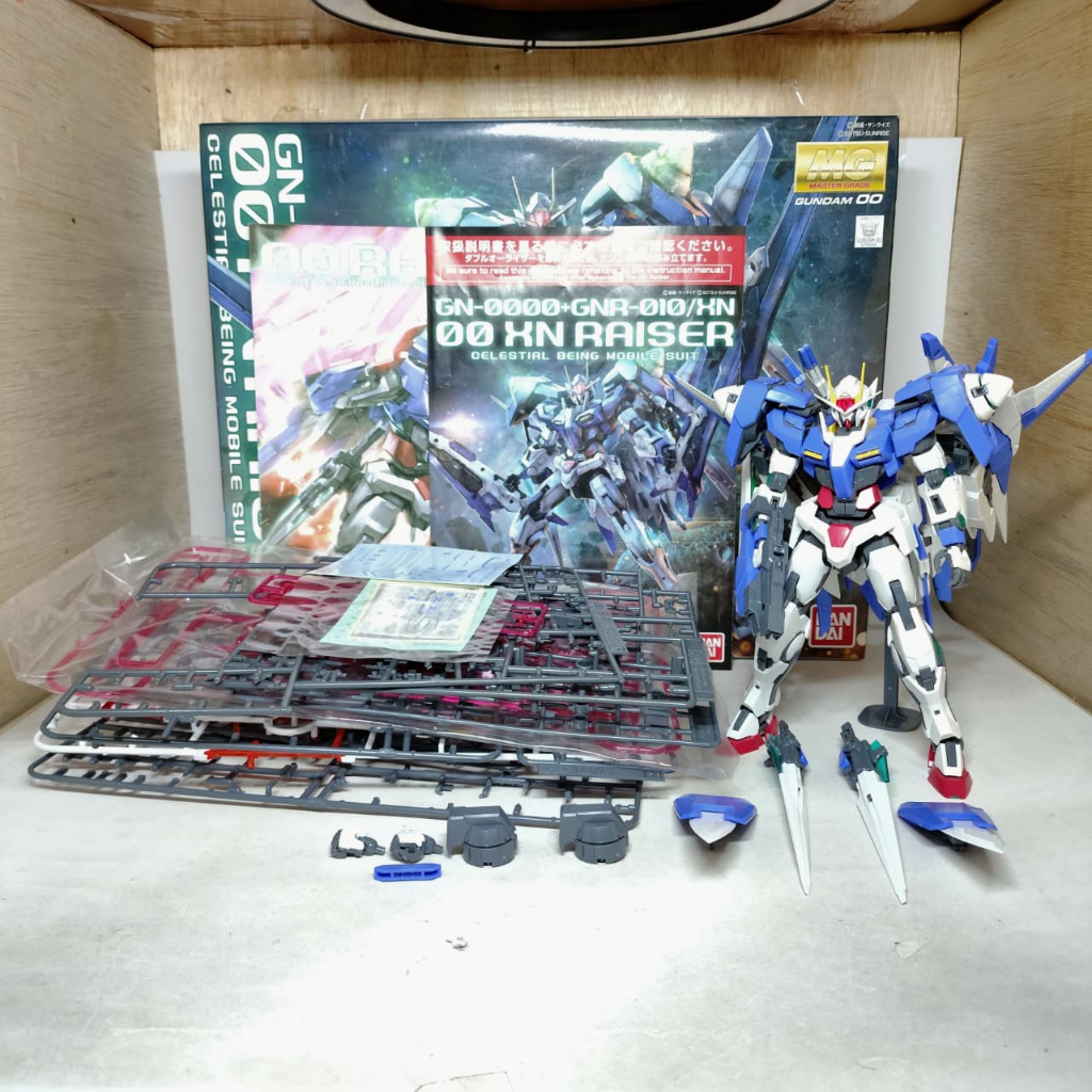 Bandai MG OO XN Raiser / Model Kit Gundam 1/144 2nd Sudah Rakit M036