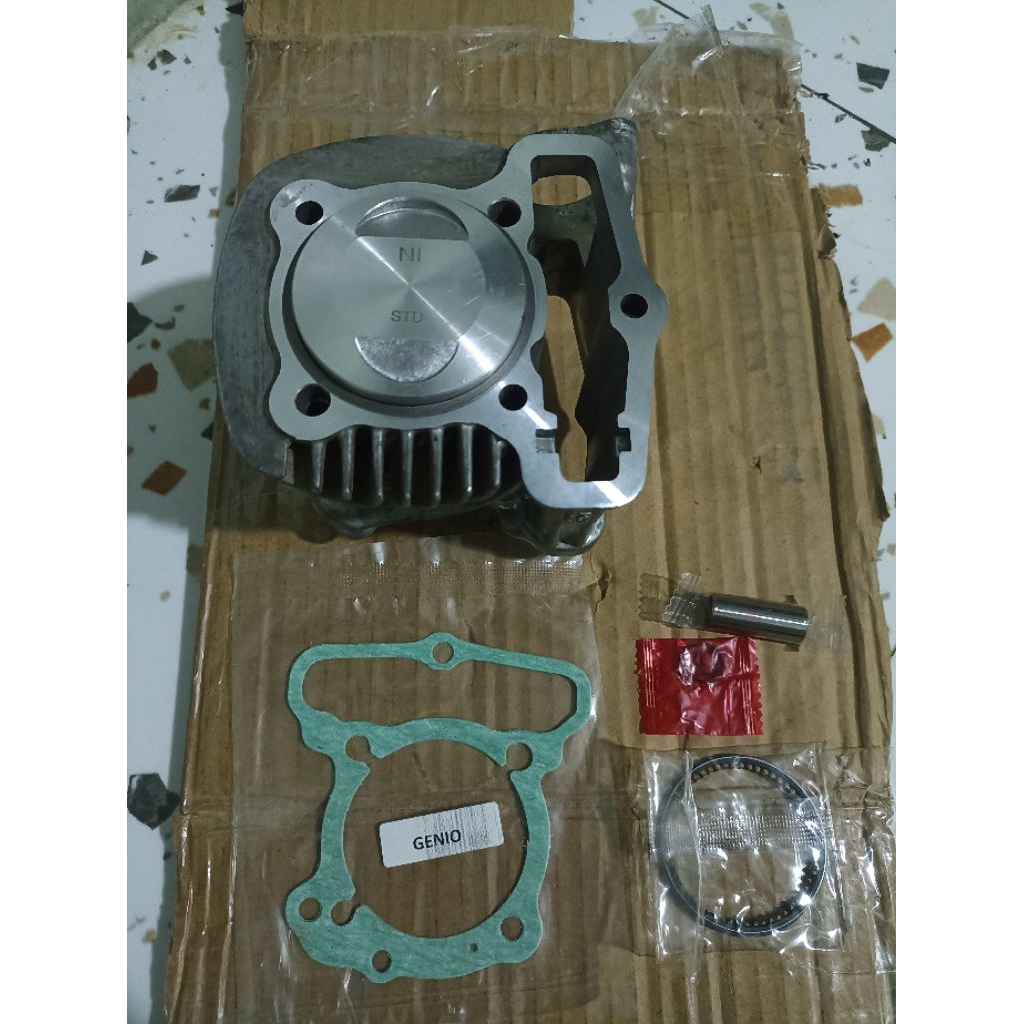 BLOK BORE UP KOJ EXTREME BEAT DELUXE/SCOOPY/GENIO PISTON 57 SAMPAI 58.5 LINER LUAR 61.5