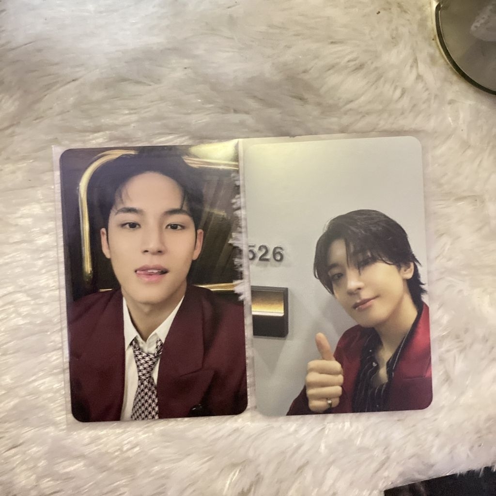 (TAKE ALL) SEVENTEEN KIM MINGYU JEON WONWOO SPILL THE FEELS PHOTOCARD CARAT VERSION CARVER GYUMEL GY
