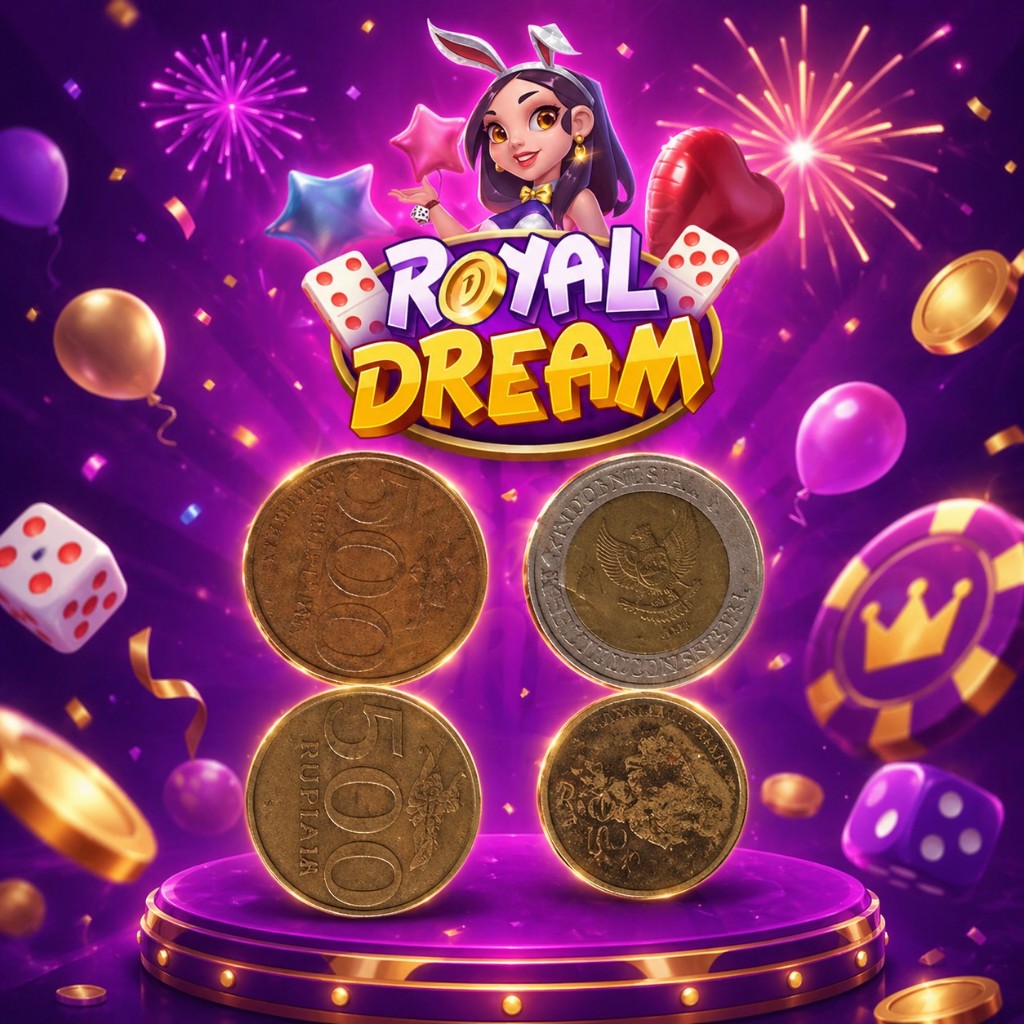 KOIN KUNO INDONESIA 1000 RUPIAH UANG KOIN ROYAL DREAM