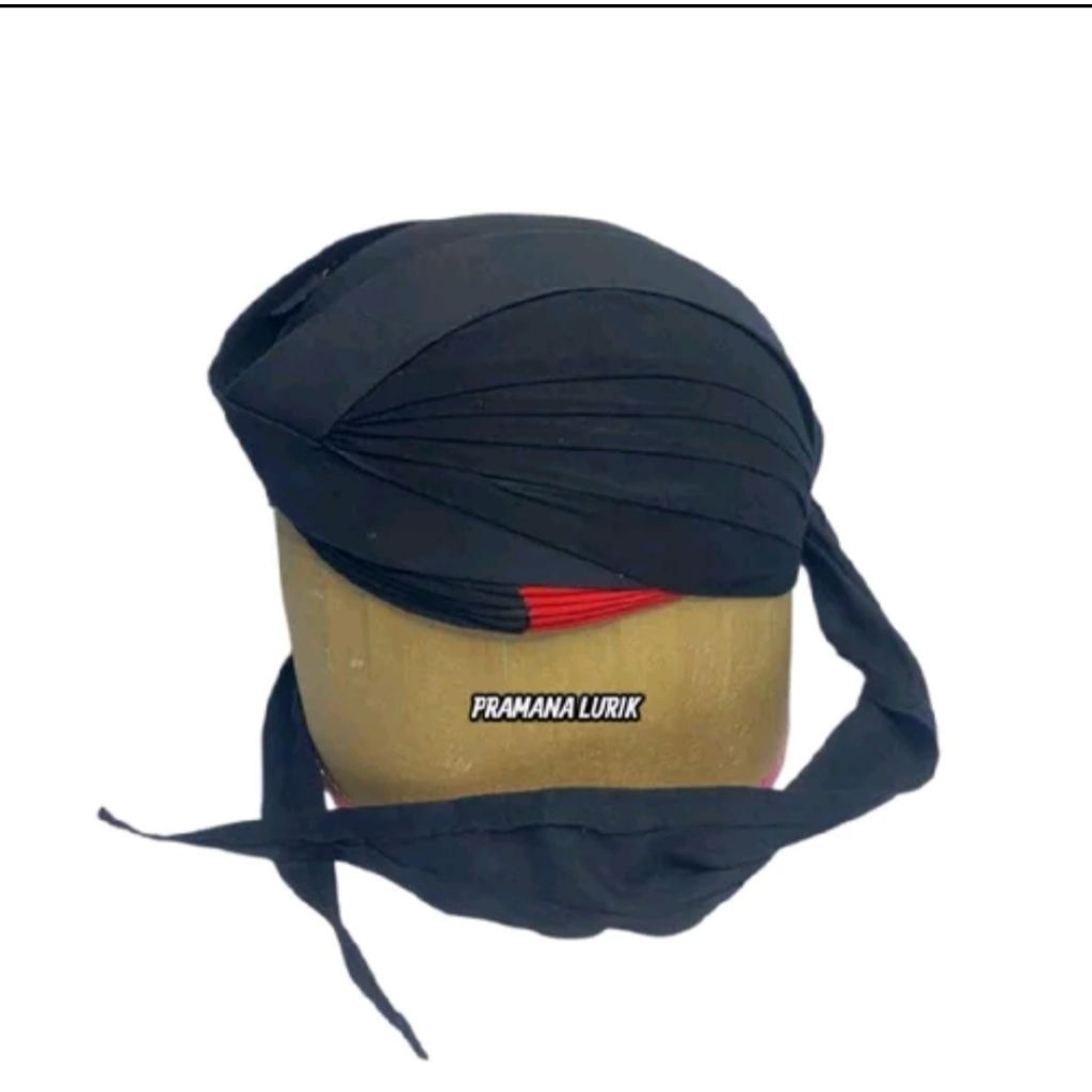 Blangkon Hitam Polos Sliwir Premium