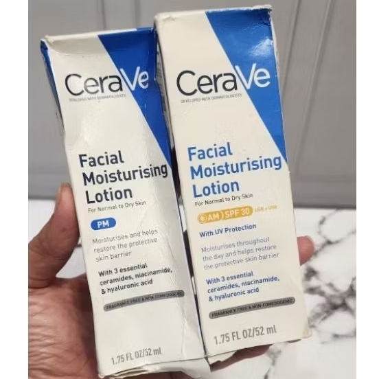 Cerave Facial Moisturizing Lotion AM PM SPF 30 Reject kardus Ekp 2028
