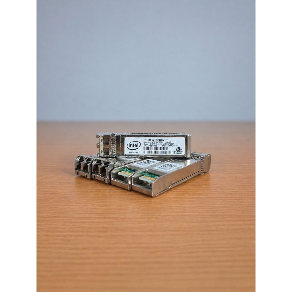 Intel FTLX8571D3BCV-IT SFP+ 10G SR 850nm LC 10Gbps MMF Compatible Cisco Hp Dell Mikrotik Second Berg