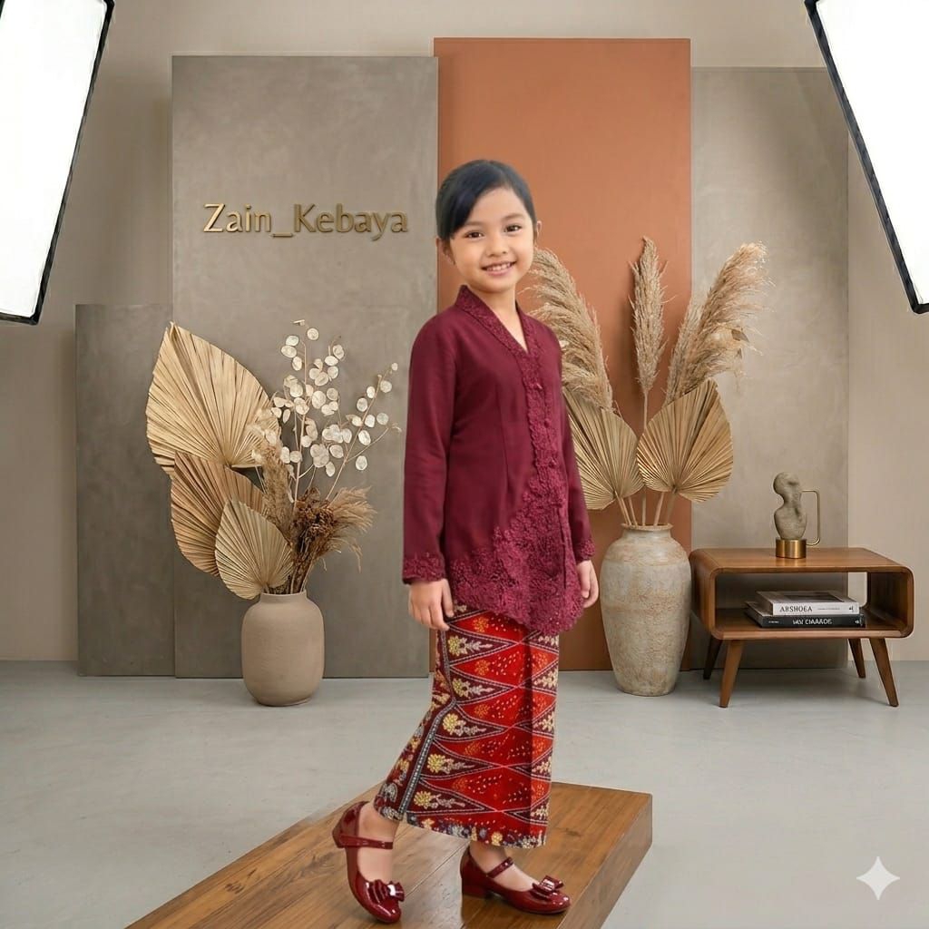 SET KEBAYA ENCIM ANAK/KEBAYA BORDIR ANAK//KEBAYA ENCIM ANAK SD