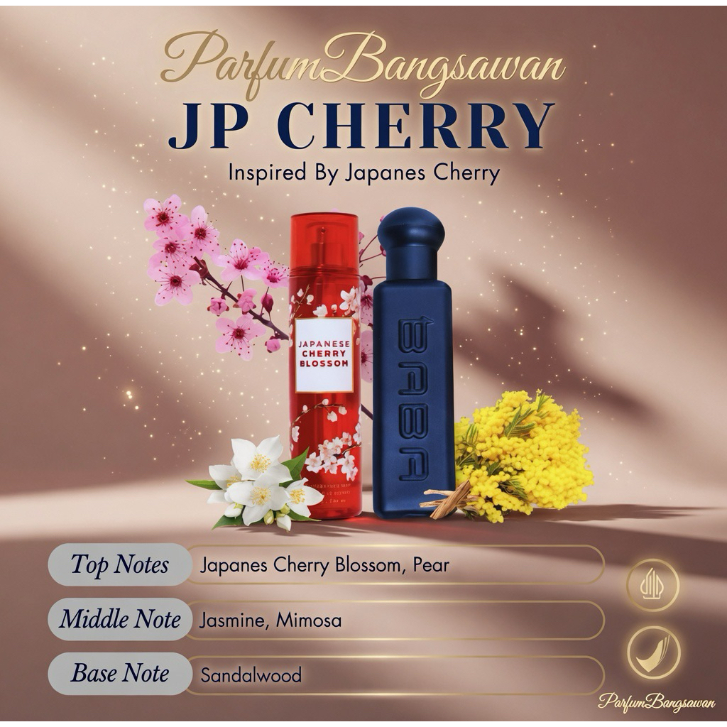 Baba Parfume Aroma Jp Cherry Tahan Lama