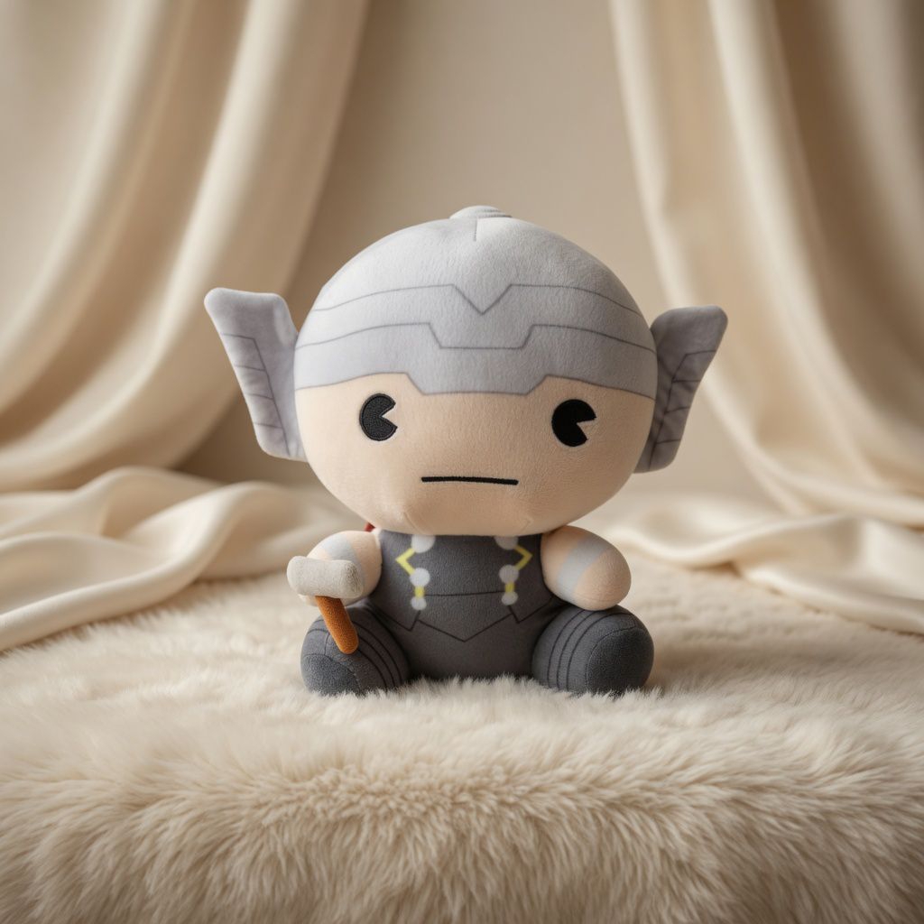 Boneka Marvel Thor superhero Original miniso