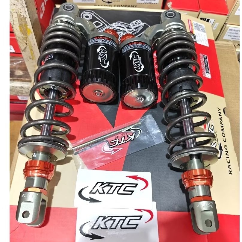 shock ktc racing extreme 350mm xmax 250cc / shockbreaker ktc tabung atas 350mm new xmax 250 connecte
