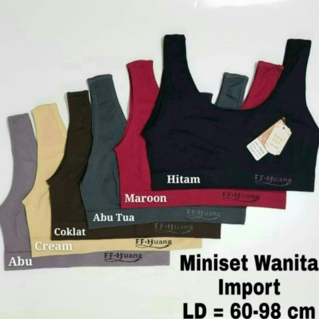 Miniset Wanita 3pcs Impor