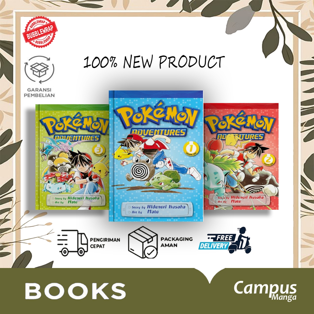 Komik Pokemon Adventures  Vol.1-Vol.29  (English)