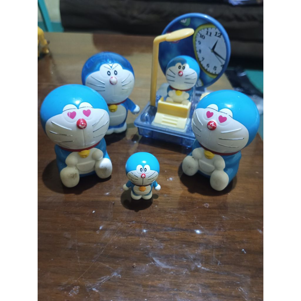 ‎Jual Figure Set Doraemon 5pcs Preloved