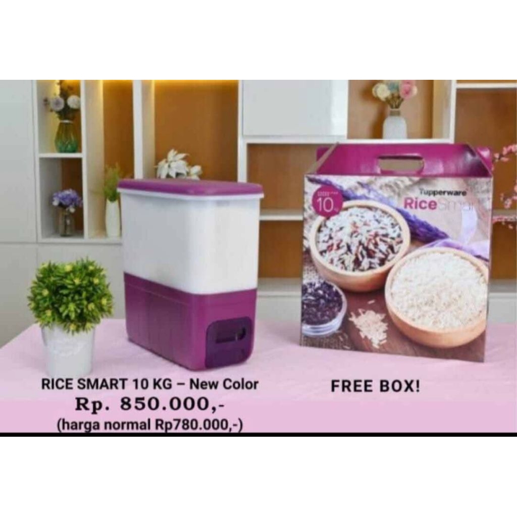 rice smart 10 kg tupperware