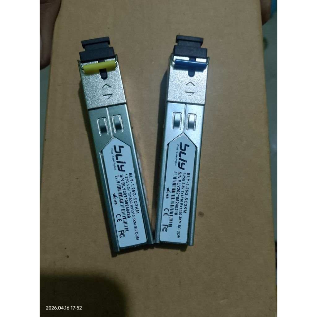 SFP BIDI 1.25G SC 3KM NEW