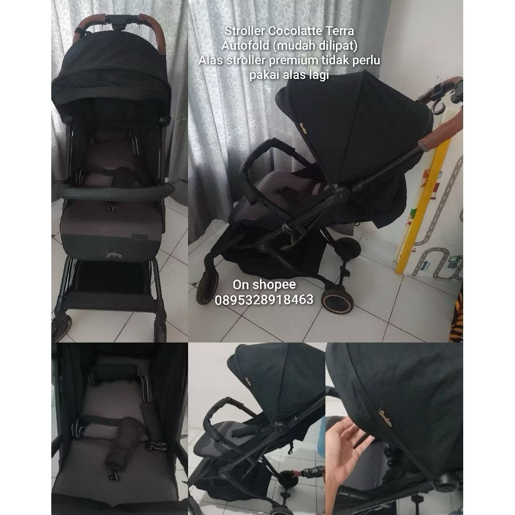 Preloved stroller cocolatte terra