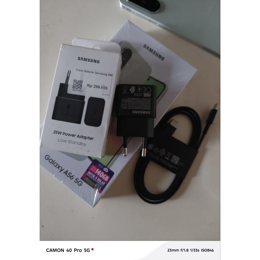 charger original samsung 25 watt