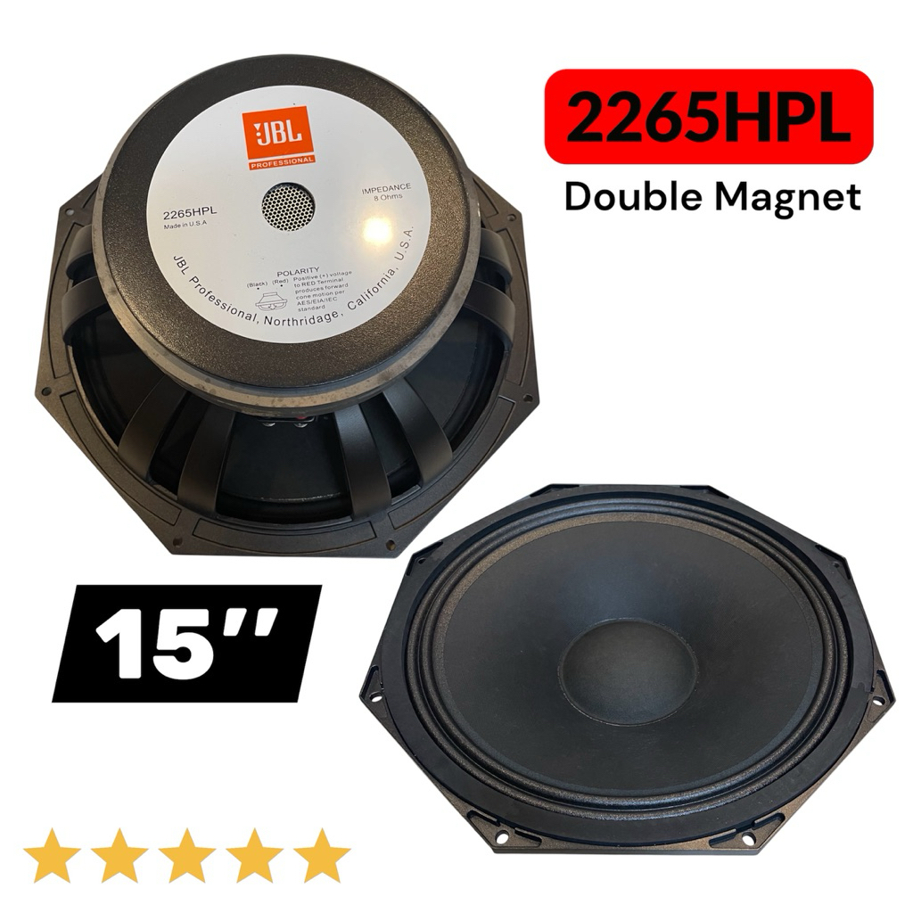 Component Speaker Jbl-15’’ Double Magnet 2265HPL