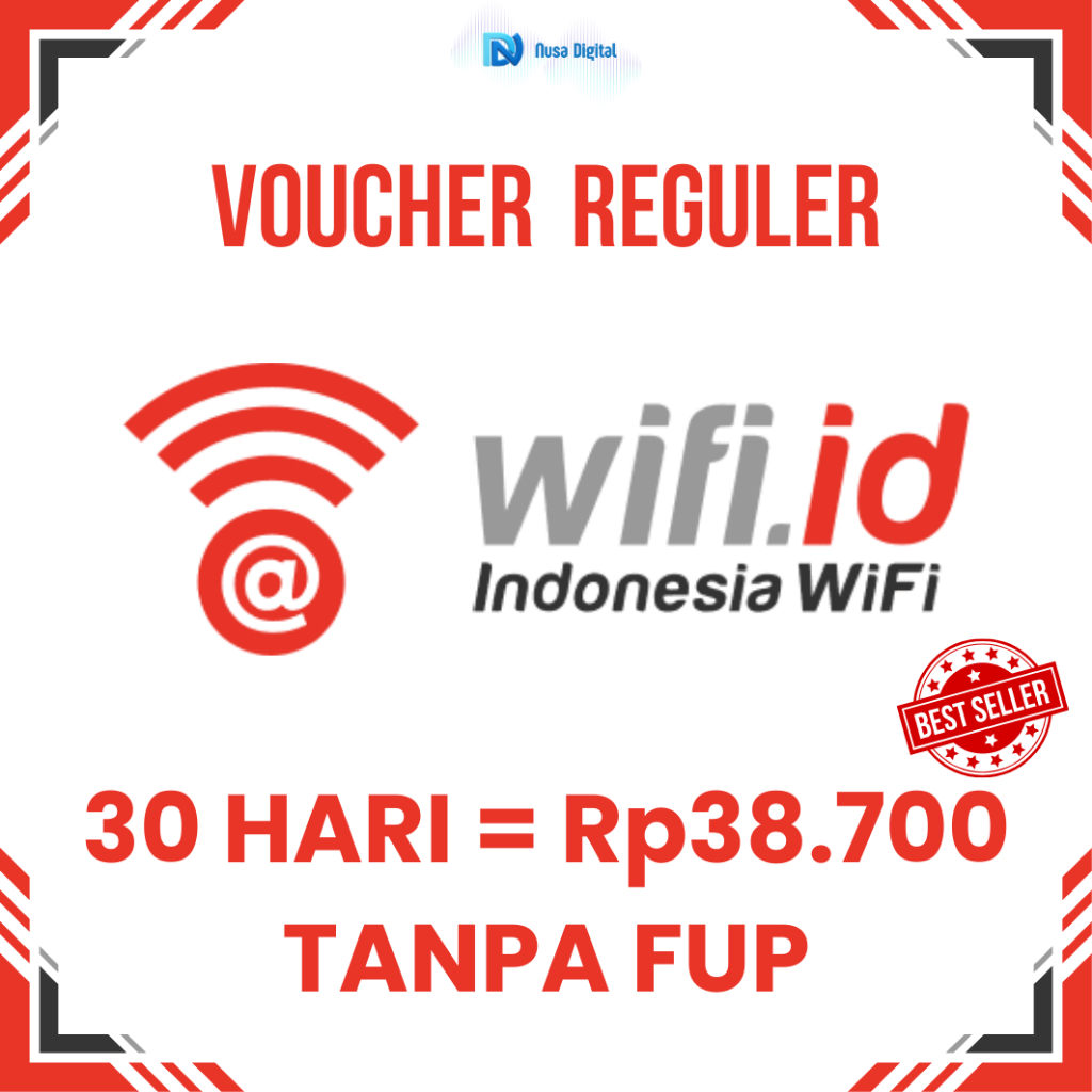 Voucher WIFI ID 30 Hari Reguler